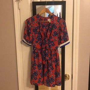 Red vestige dress size 2